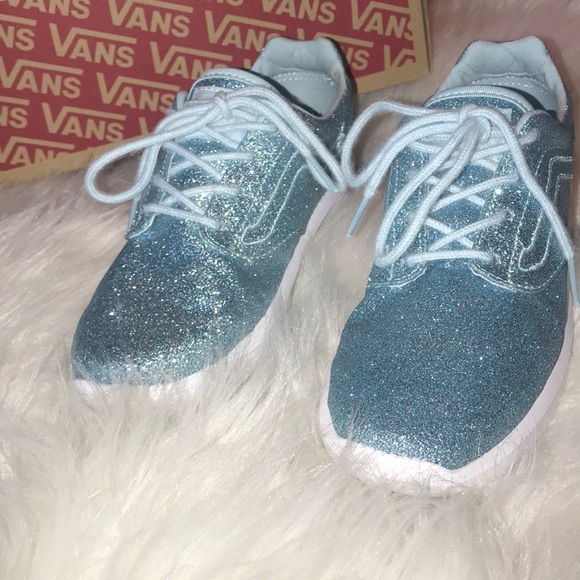 glitter blue vans